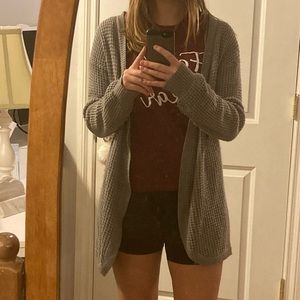Grey cardigan